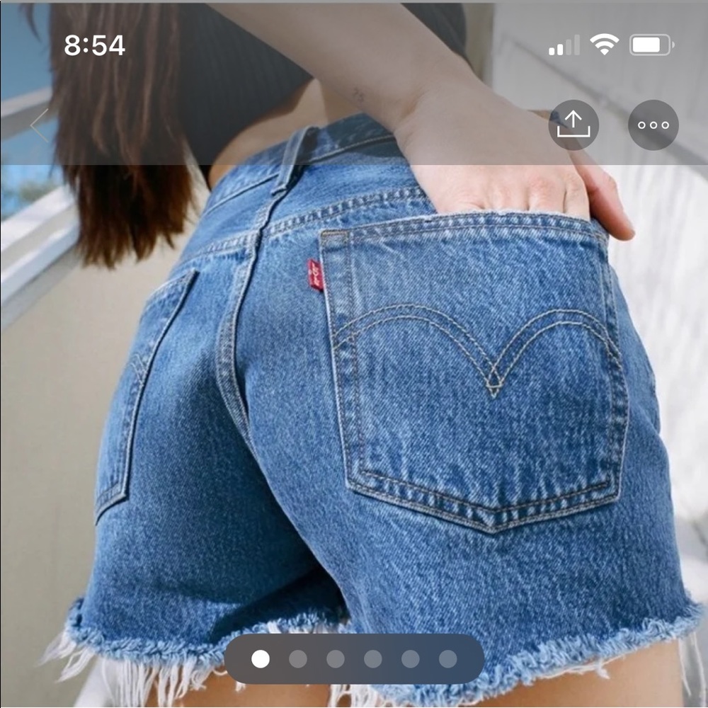Levi’s high waisted shorts